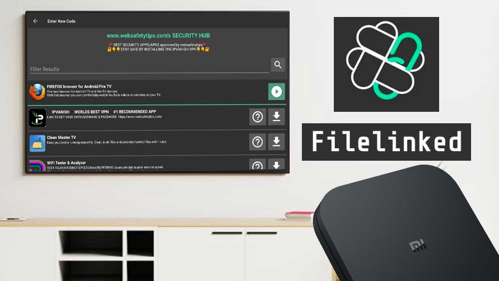 Filelinked store for Android TV BOX